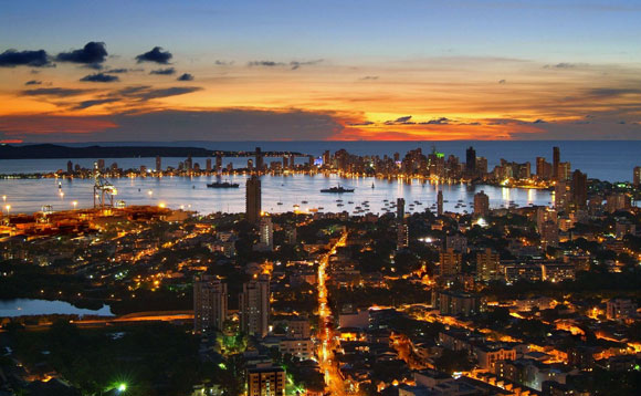 cartagena-das-indias-colombia-sunset