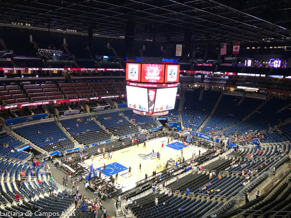 Como é assistir a um jogo da NBA em Orlando