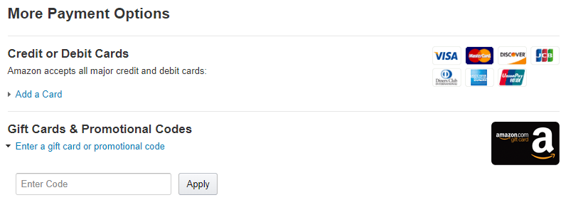 Amazon gift card