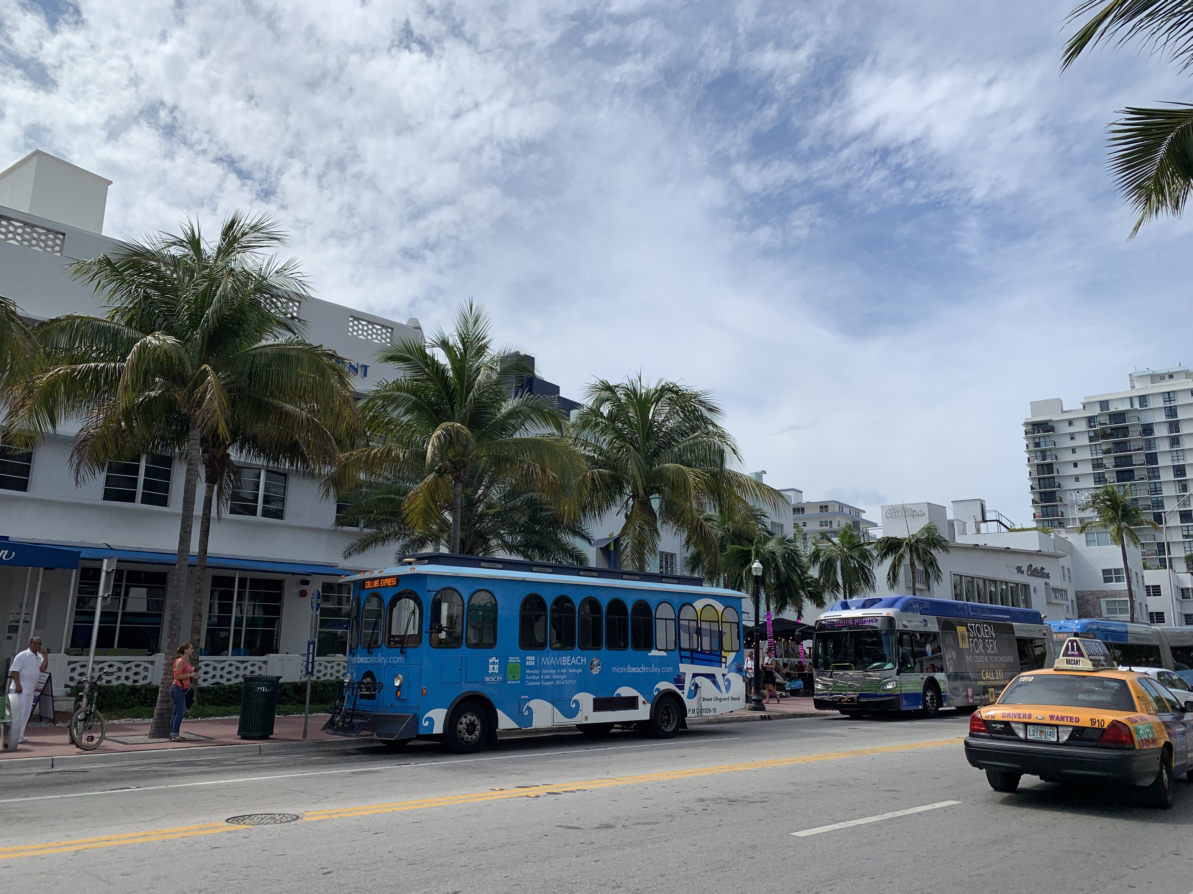 trolley gratuito em miami beach