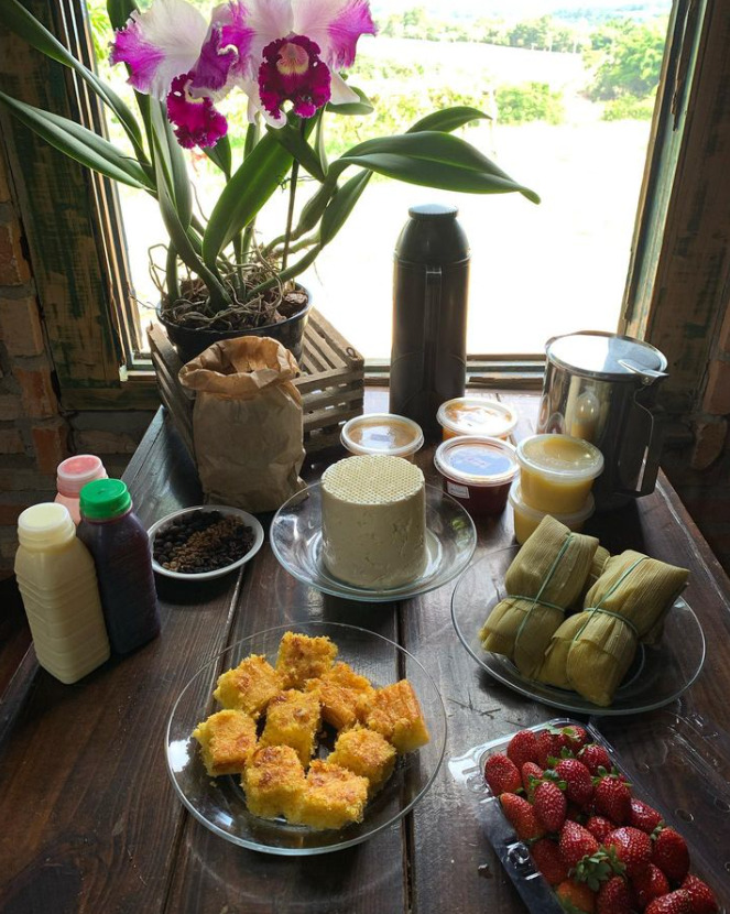 Café da manhã colonial interior SP